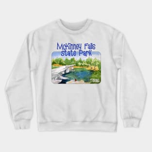 McKinney Falls State Park, Texas Crewneck Sweatshirt